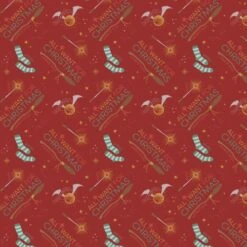 Harry Potter All I Want For Christmas Fabric