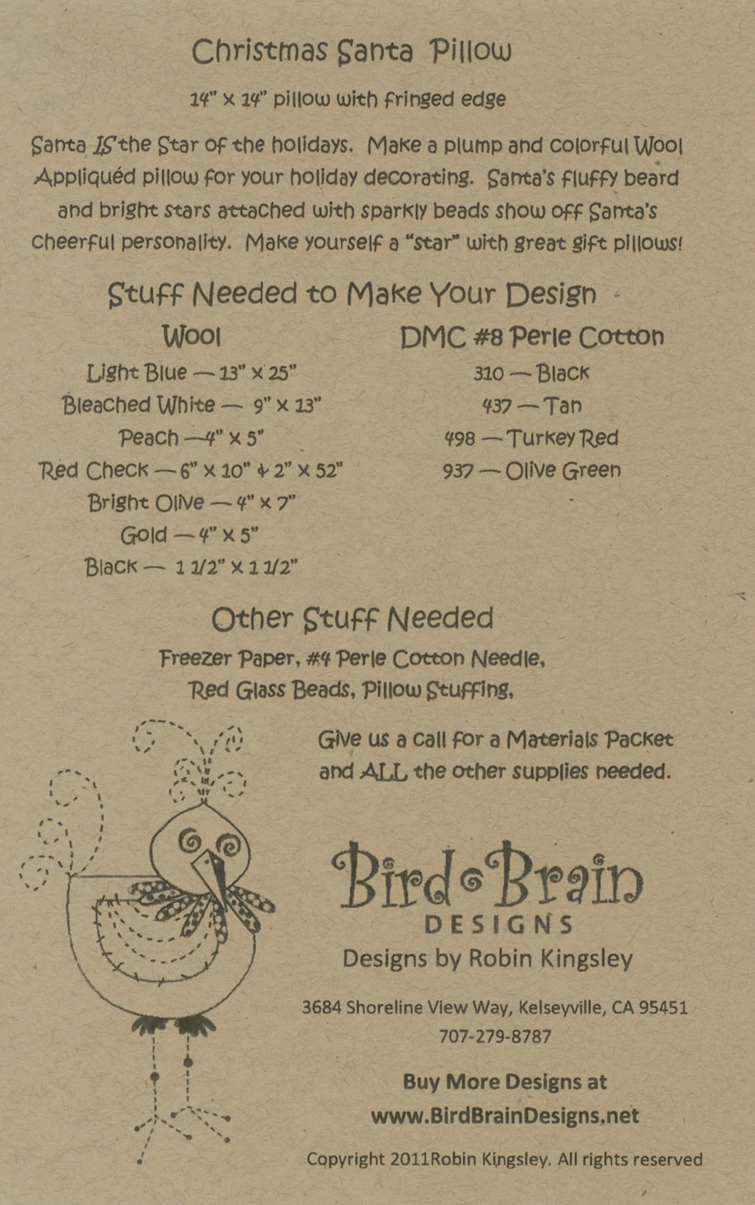 Christmas Santa Pillow Pattern - Image 2