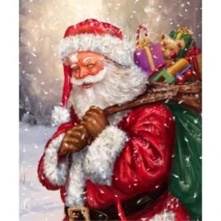 Jolly Old St Nick Christmas Panel