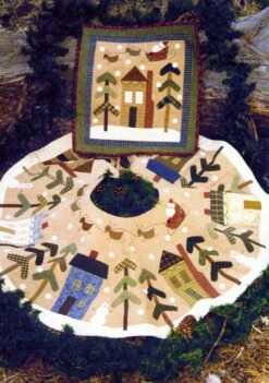 Bareroots Christmas Tree Skirt Or Wall Quilt Pattern