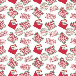 Santa Claus Is Coming To Town Christmas Fabric
