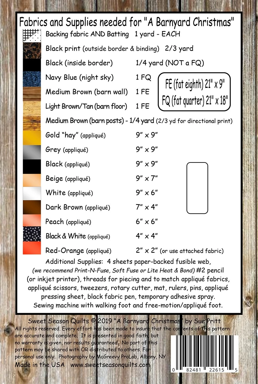 A Barnyard Christmas Pattern - Image 2