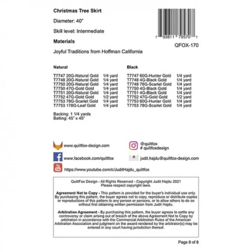 Christmas Tree Skirt Pattern - Image 2