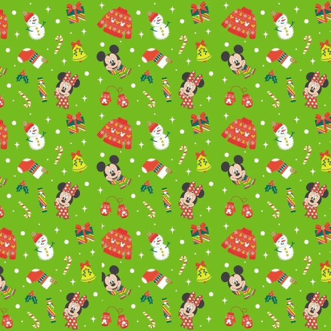 Disney Mickey And Friends Christmas Fabric