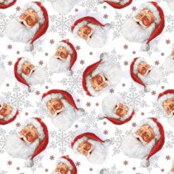 Picture A Christmas - Santa Toss White