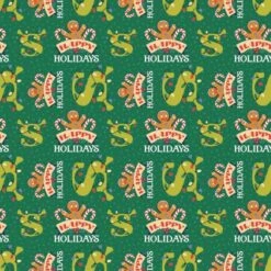 Shrek Dear Santa Christmas Fabric