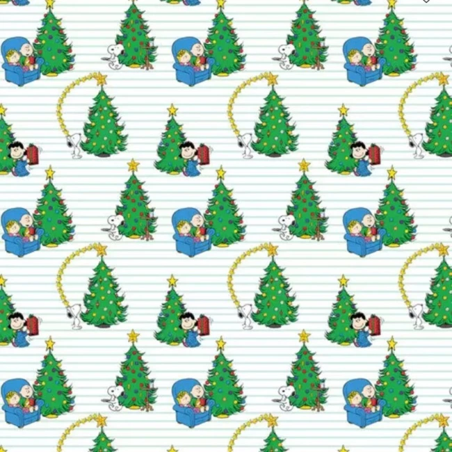 Peanuts Snoopy Christmas Magic Christmas Fabric