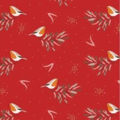 Welcome Home - Robin - Christmas Fabric